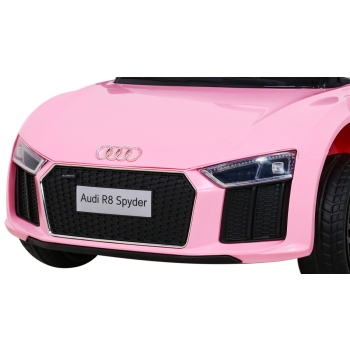 Auto na akumulator Audi R8 Spyder Różowy HL1818